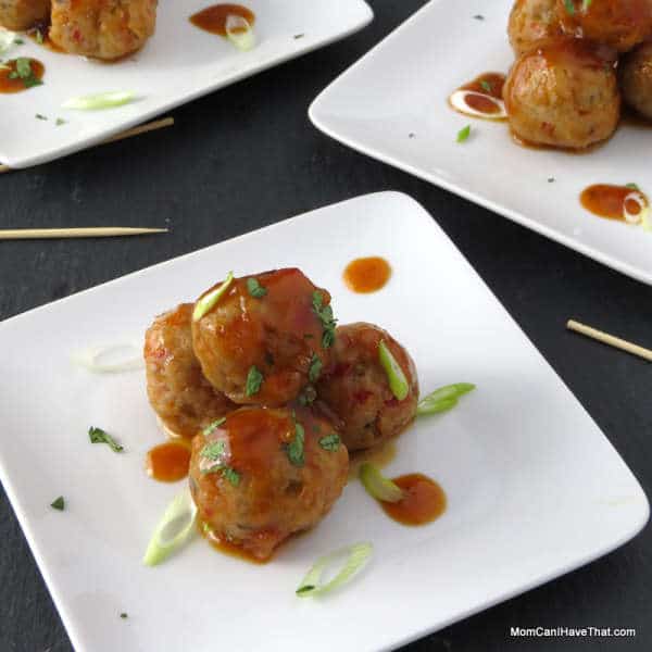Asain Pork And Shrimp Party Meatballs | A Great Appetizer! | http://lowcarbmaven.com