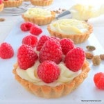 Pistachio Raspberry Rose Tartlettes | Low carb Gluten-free Dairy-free Paleo | http://lowcarbmaven.com