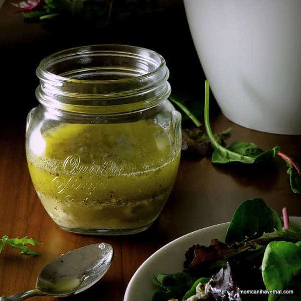 Crumbled Blue Cheese Vinaigrette is easy to make and especially good on steak salads | low carb, gluten-free, keto | lowcarbmaven.com