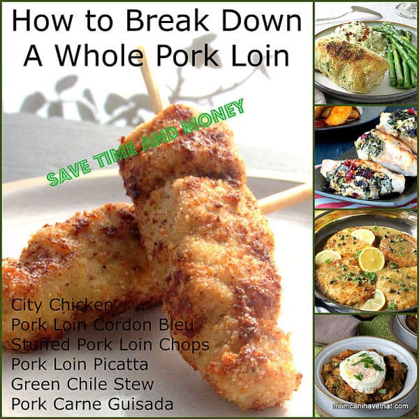 how to cut up a pork loin