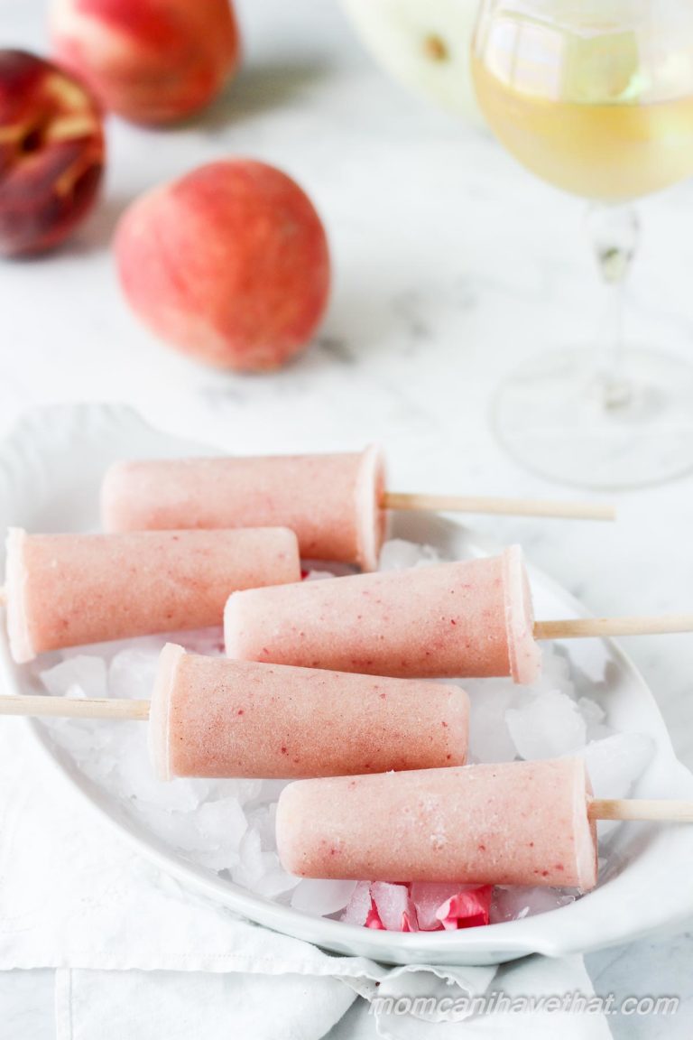 Gewurztraminer Peach Melon Popsicles | low carb, gluten-free, dairy-free, Paleo, thm-e | lowcarbmaven.com