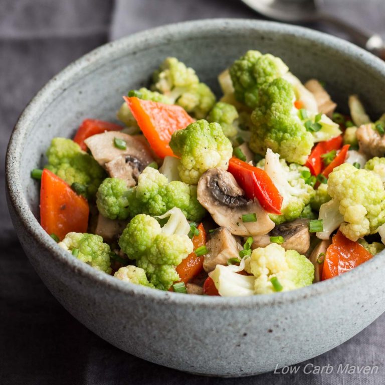 Are you stuck with veggie sides? Just varying 1 or 2 things can give you much variety. See how. | low carb, gluten-free, Dairy-free, Paleo