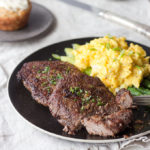 Steak and eggs makes a great fast & easy low carb breakfast!