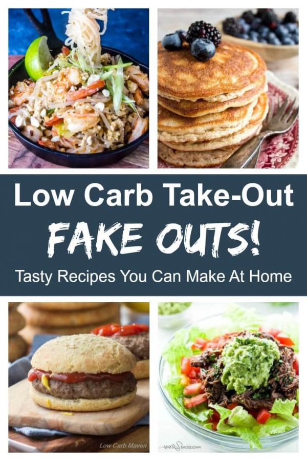Miss take-out? Make your own low carb keto take-out at home! This roundup has something for everyone. #lowcarb #keto #indian #mexican #chinese #thai #friedchicken