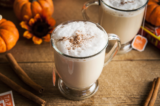 Sugar Free Pumpkin Spice Chai Lattes
