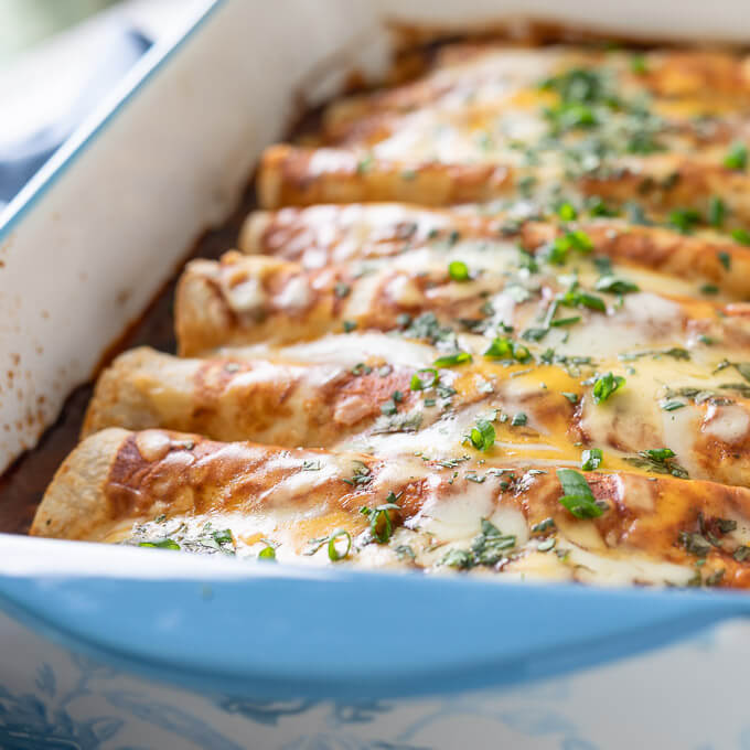 Keto BBQ Chicken Enchiladas Recipe